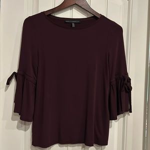 White House Black market plum colored top